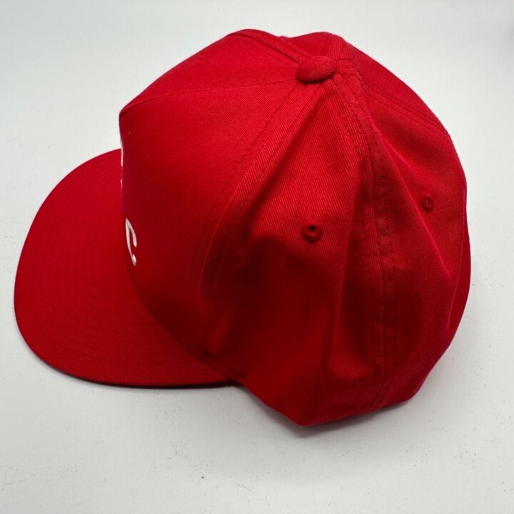 New Commonwealth For the Greater Good Red Adjustable Snapback Hat One Size - Picture 6 of 10